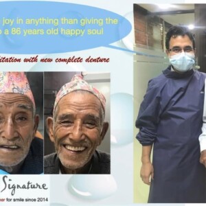 Happy client blessed with his smile Happy client blessed with his smile